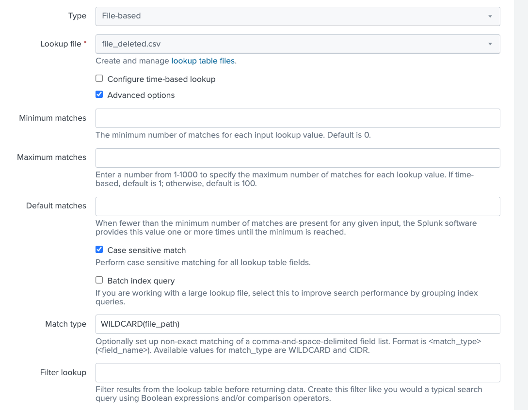 Solved Compare fields without wildcards Splunk Community
