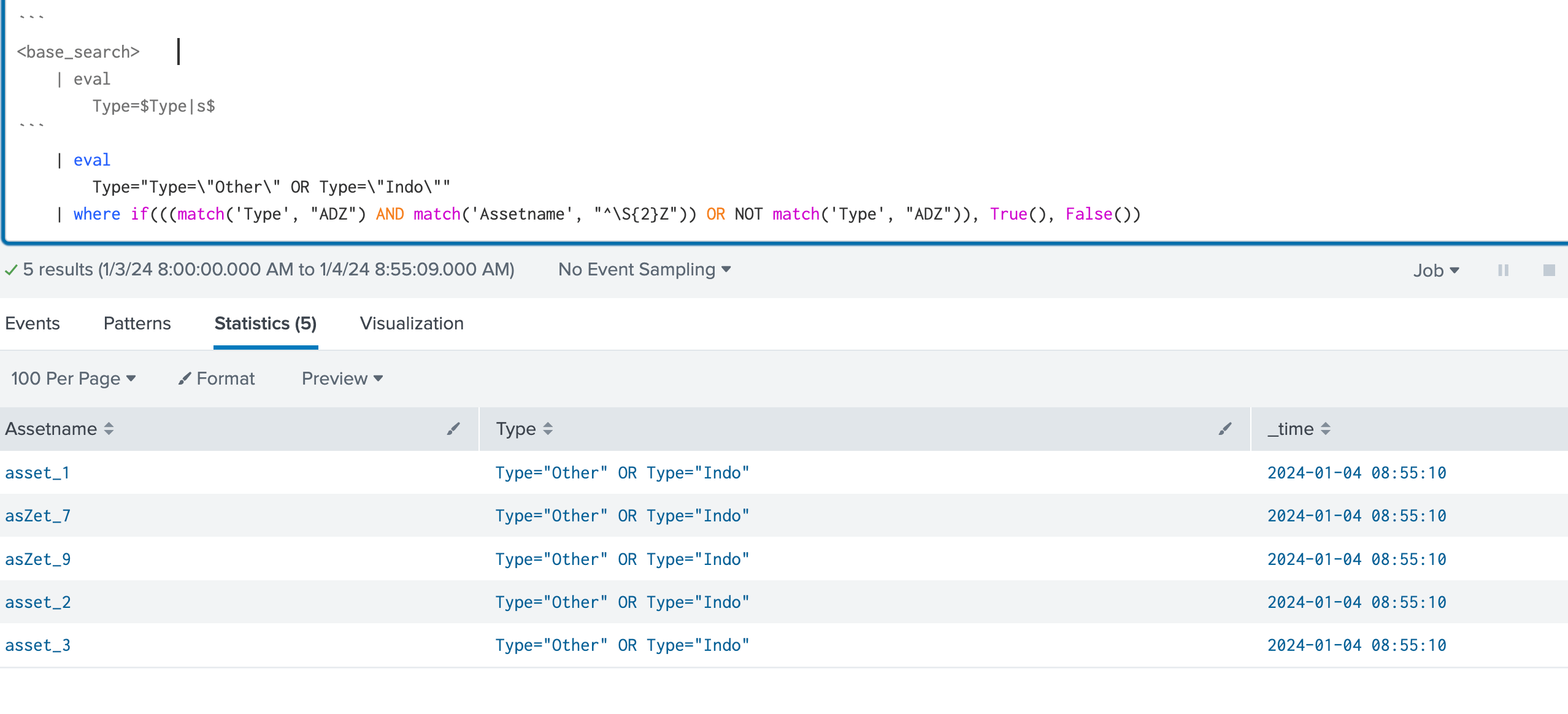 Solved Filter based on token from macro Splunk Community