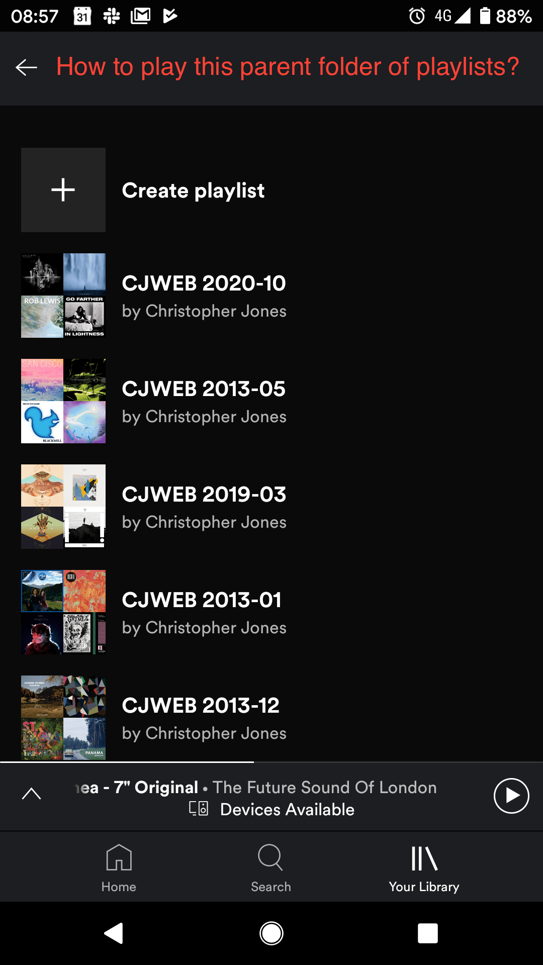 [Playlists] How to play a parent folder of playlis... The Spotify