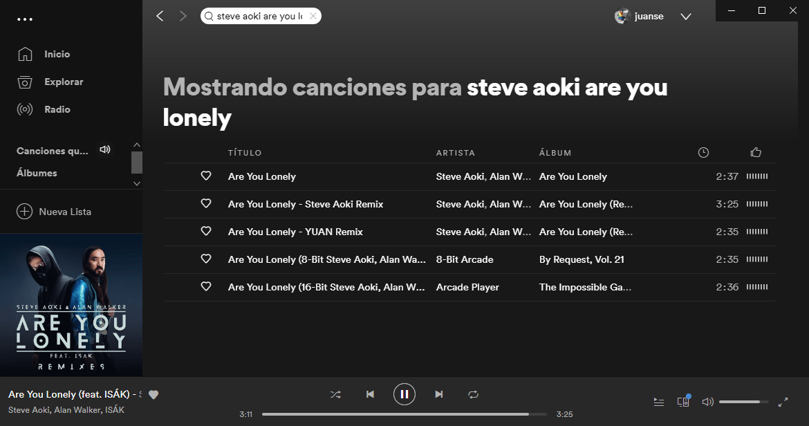 [Desktop] Spotify not displaying liked songs in Da