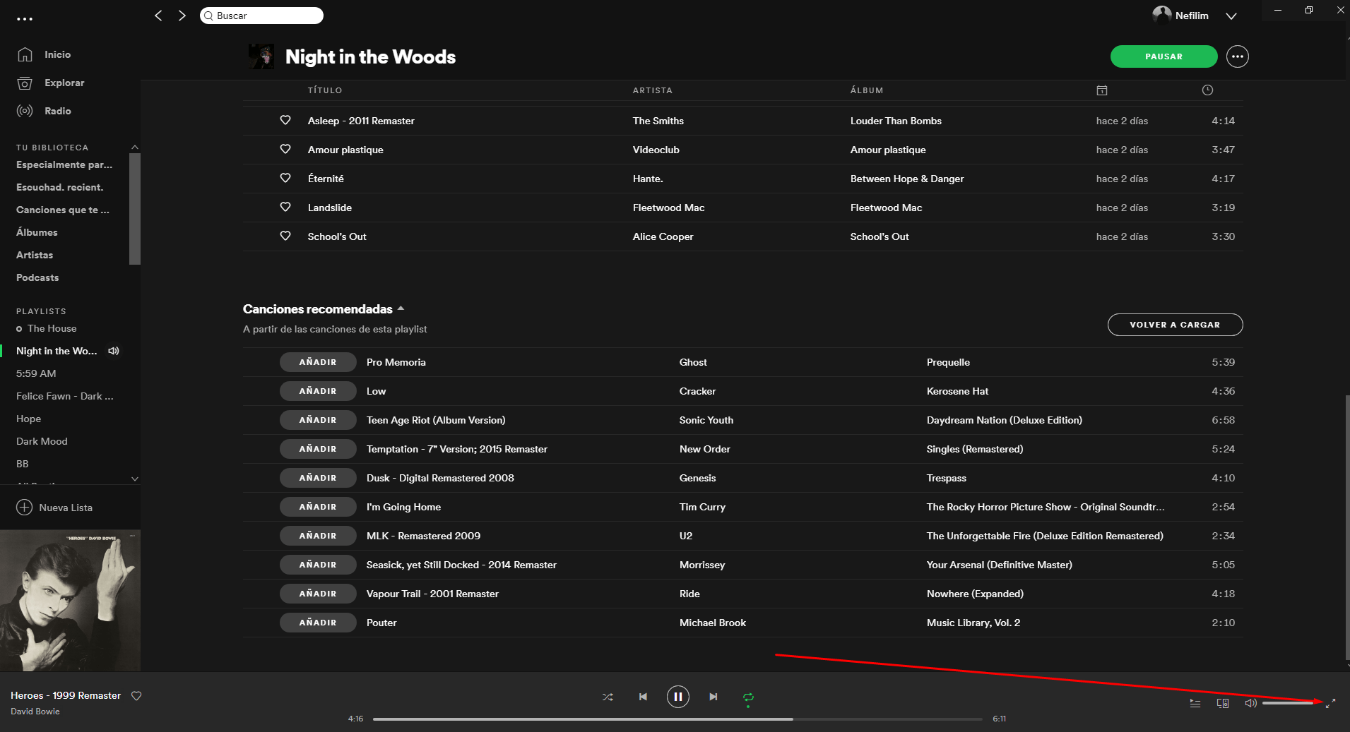 Solved Re fullscreen mode The Spotify Community
