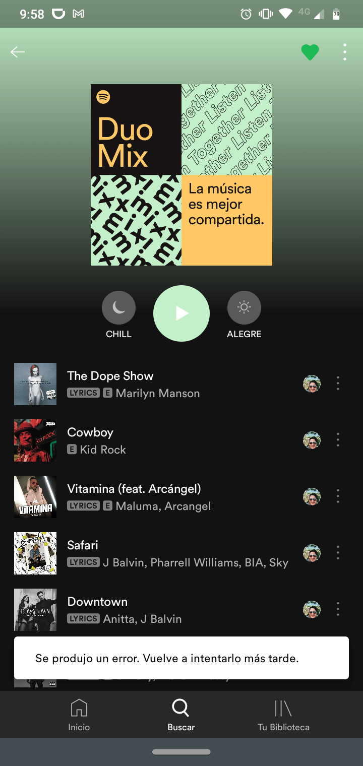 MI DÚO MIX PREMIUM NO FUNCIONA The Spotify Community