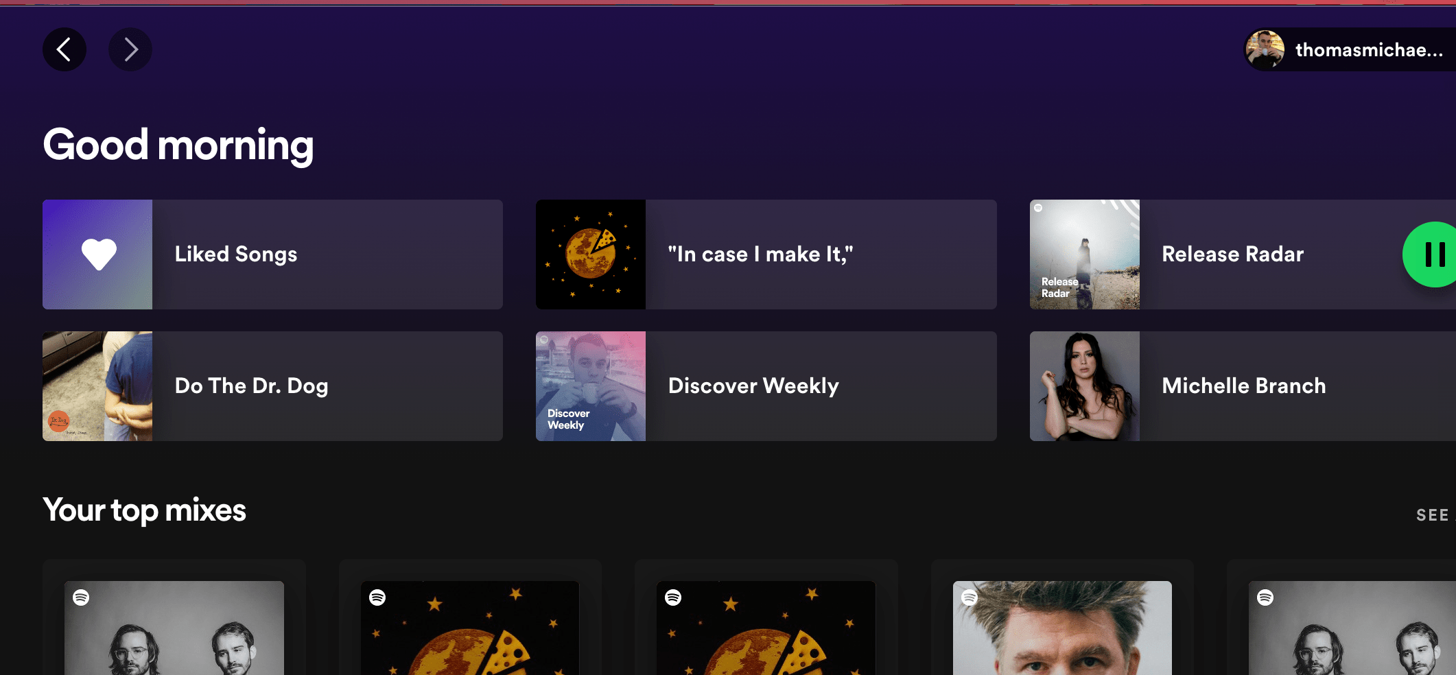 Solved Removing an album from the top of my Spotify homes... The