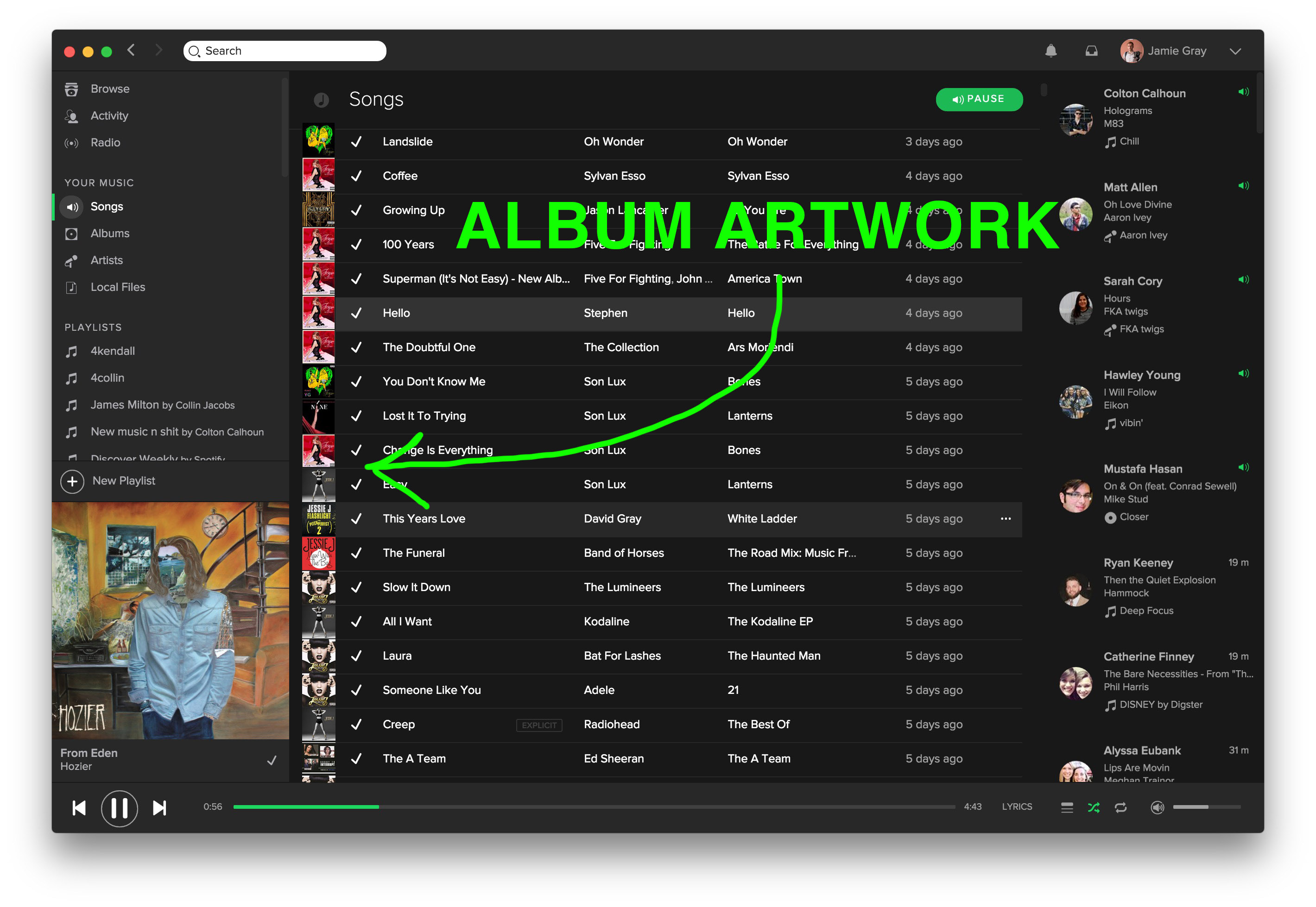 Spotify App Album Art reachrenew