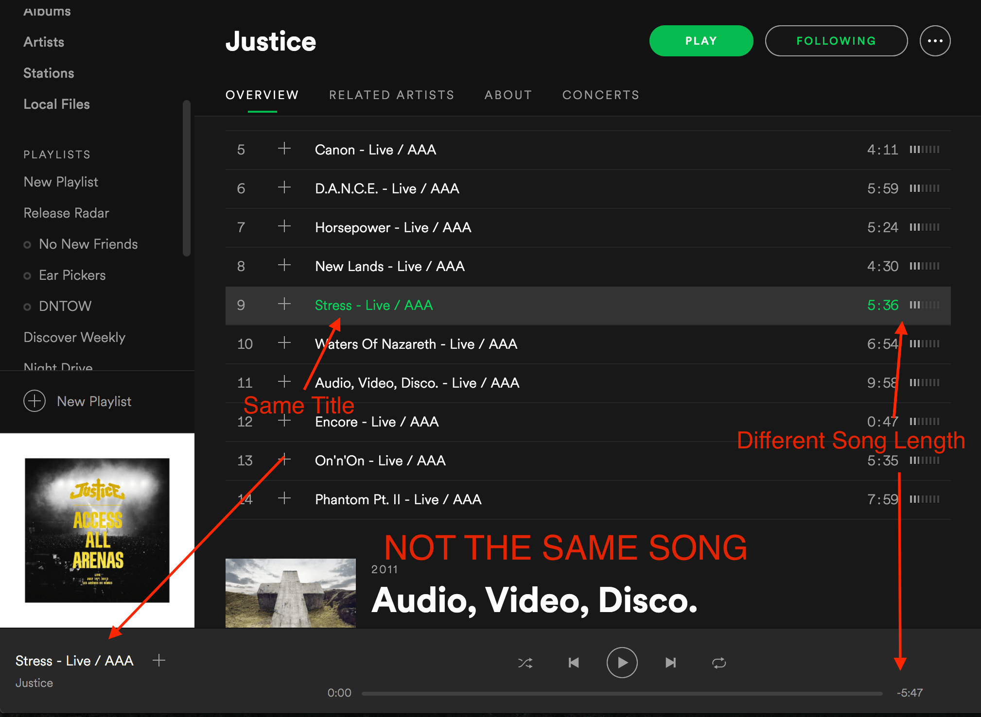 Solved Local files replaced by Spotify, incorrect band The