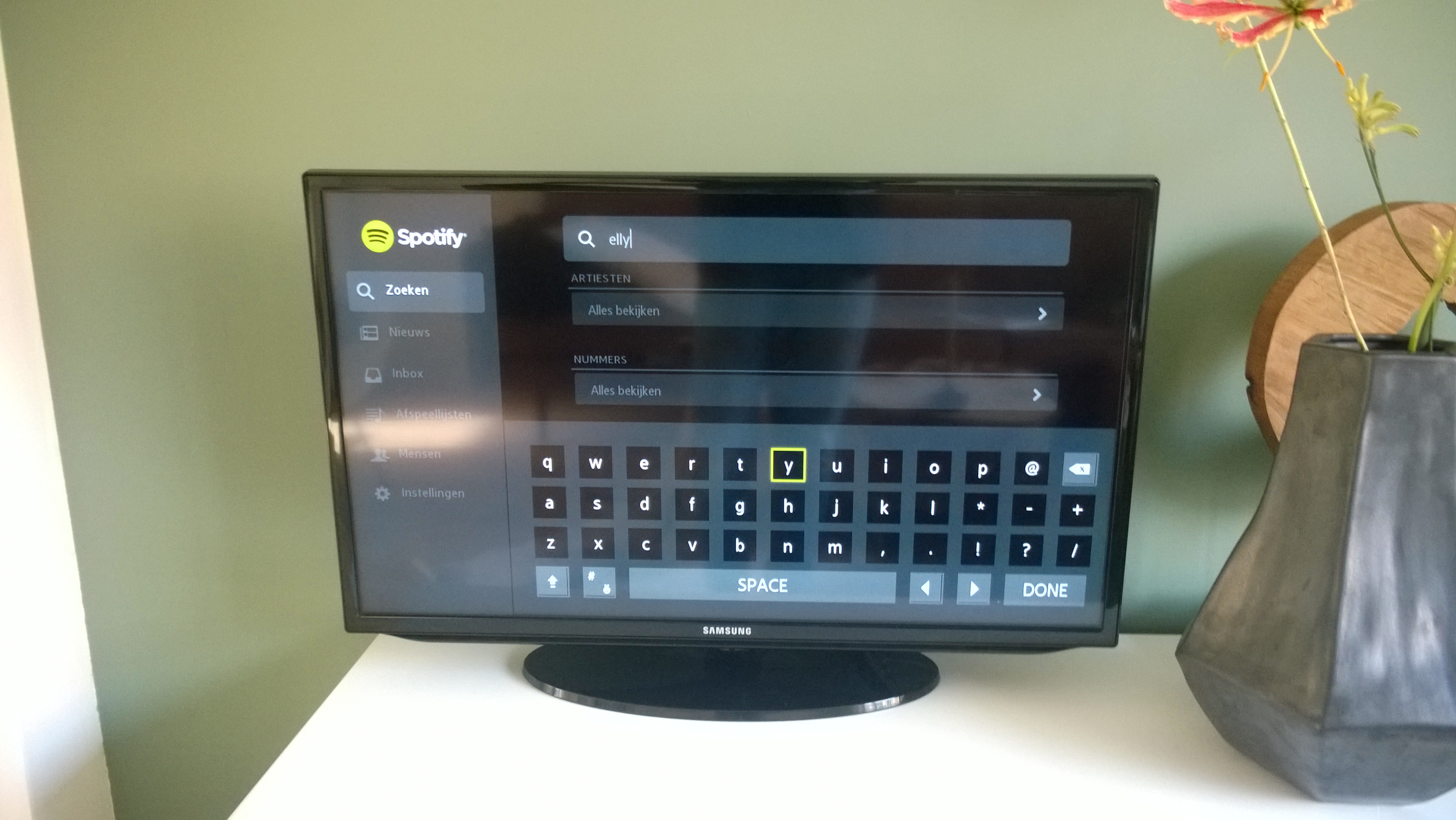 Search not working on samsung smart tv The Spotify Community