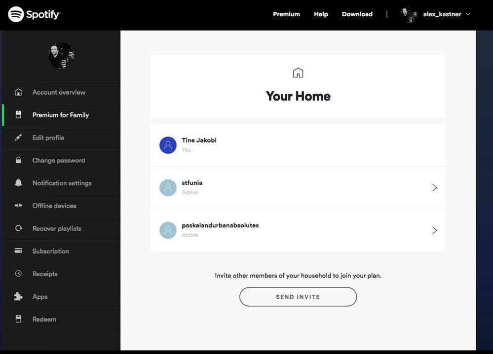 Change Admin/Manager within Spotify Family Account... The Spotify