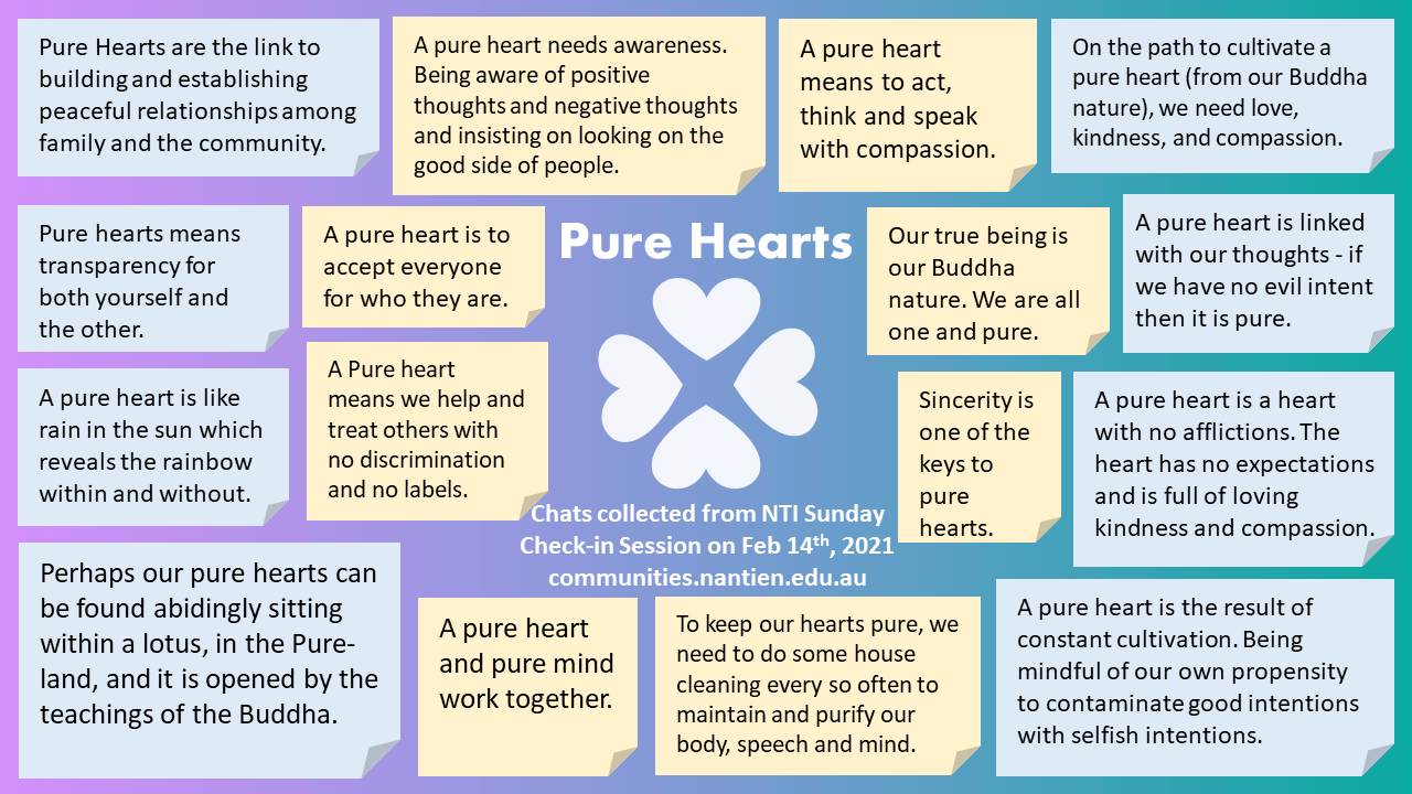 A Pure Heart Communities of Practice