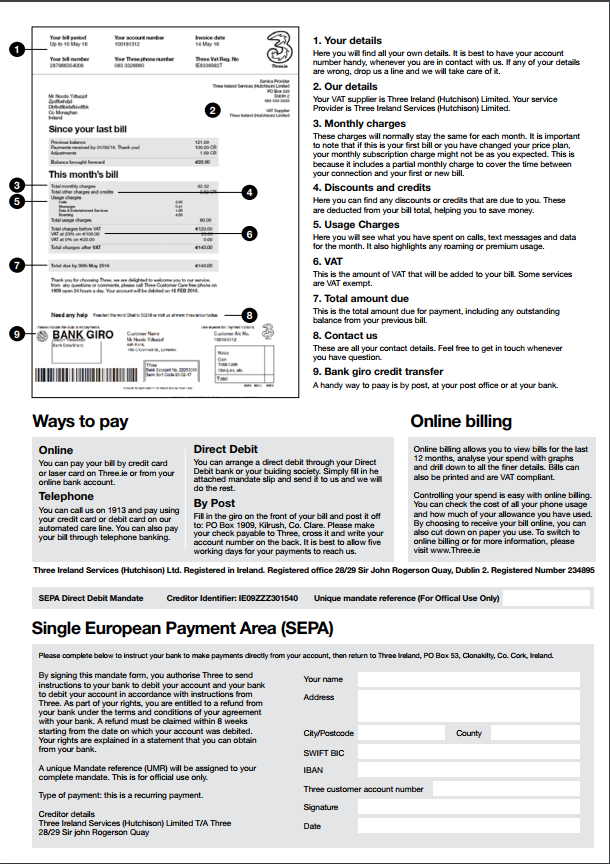 Your Bill Explained
