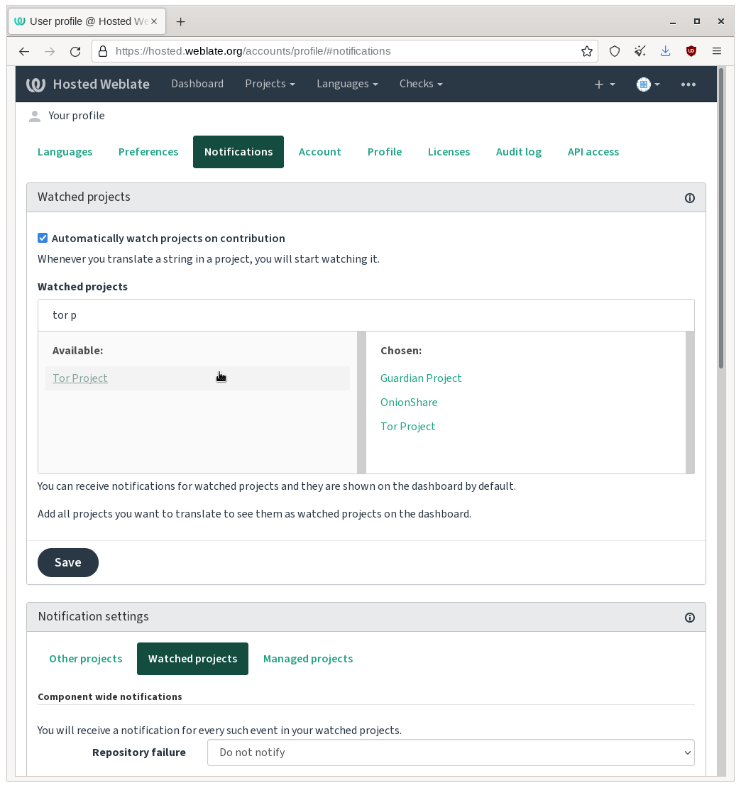 Tor Project a Tor translator