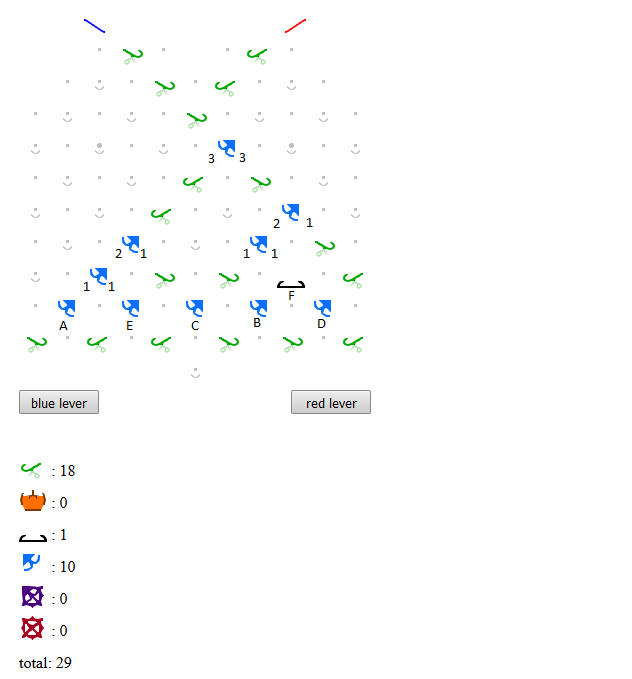 Puzzle 46 solution 29 parts Puzzle 46 Turing Tumble Community