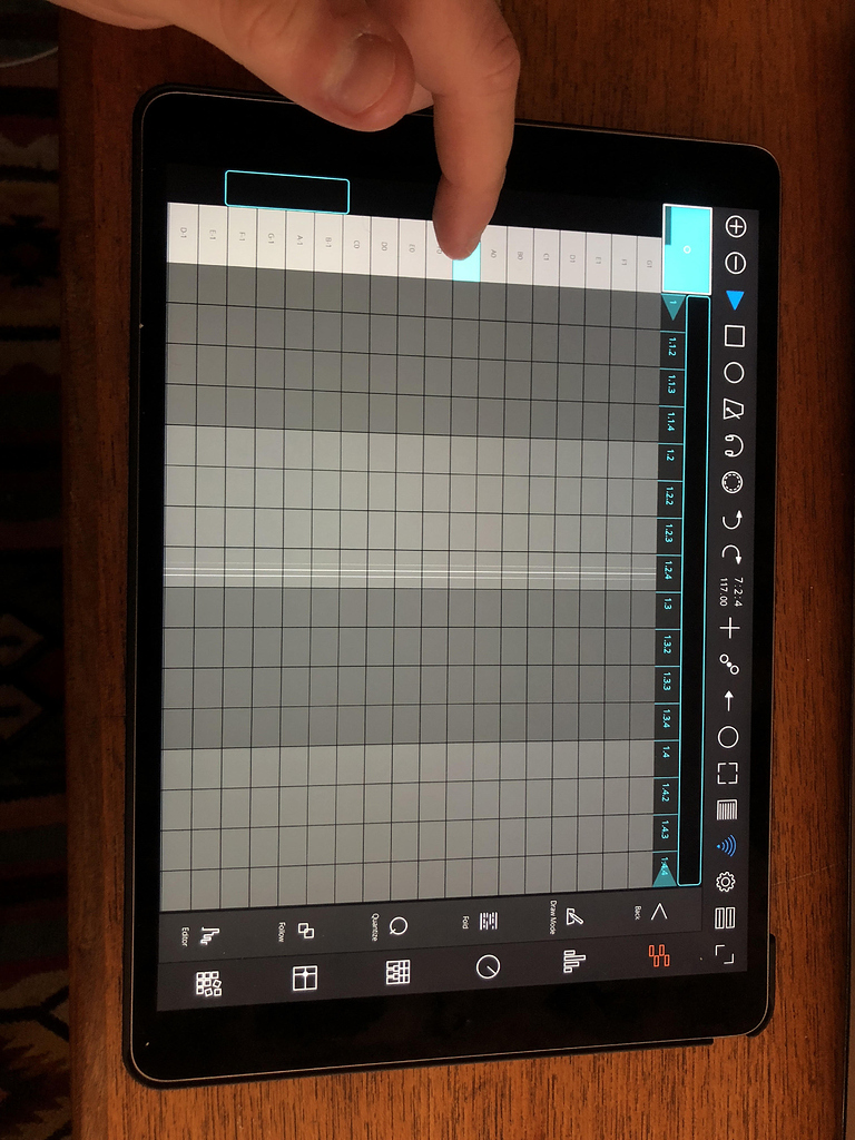 Touchable pro Piano roll no sound? Zerodebug
