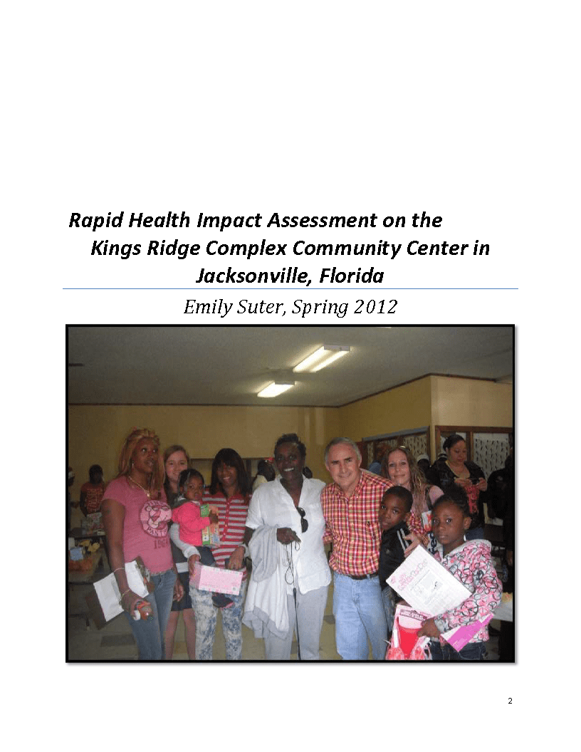 Kings Ridge Apartments Health Impact Assessment
