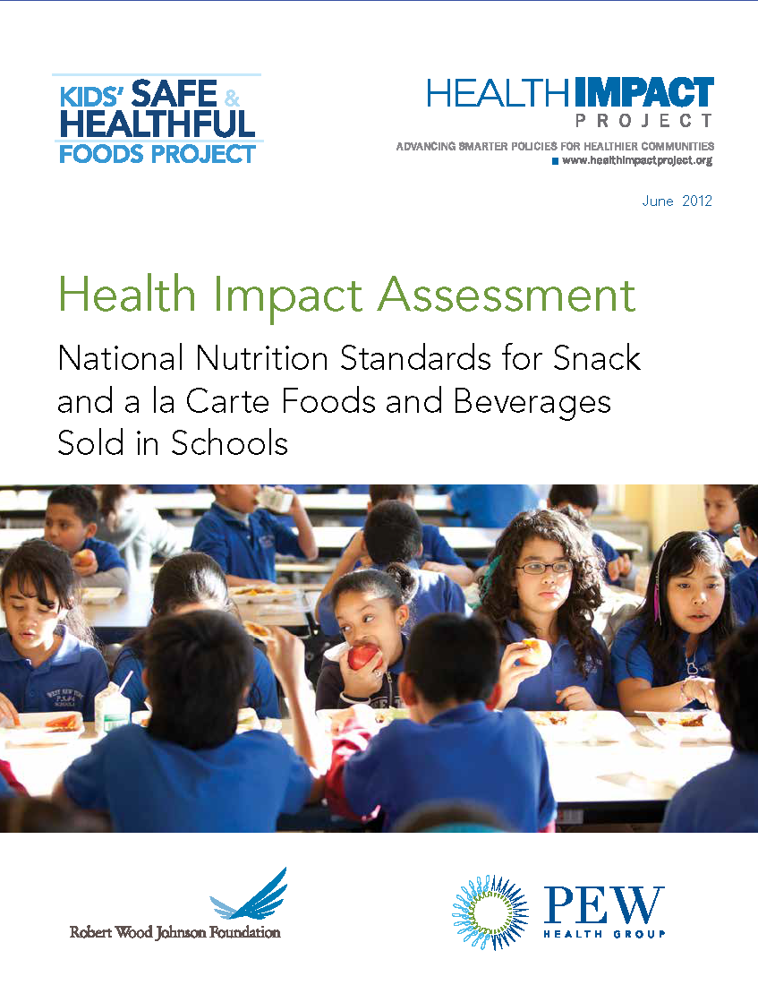 National Nutrition Standards for Snack and a la Carte Foods and