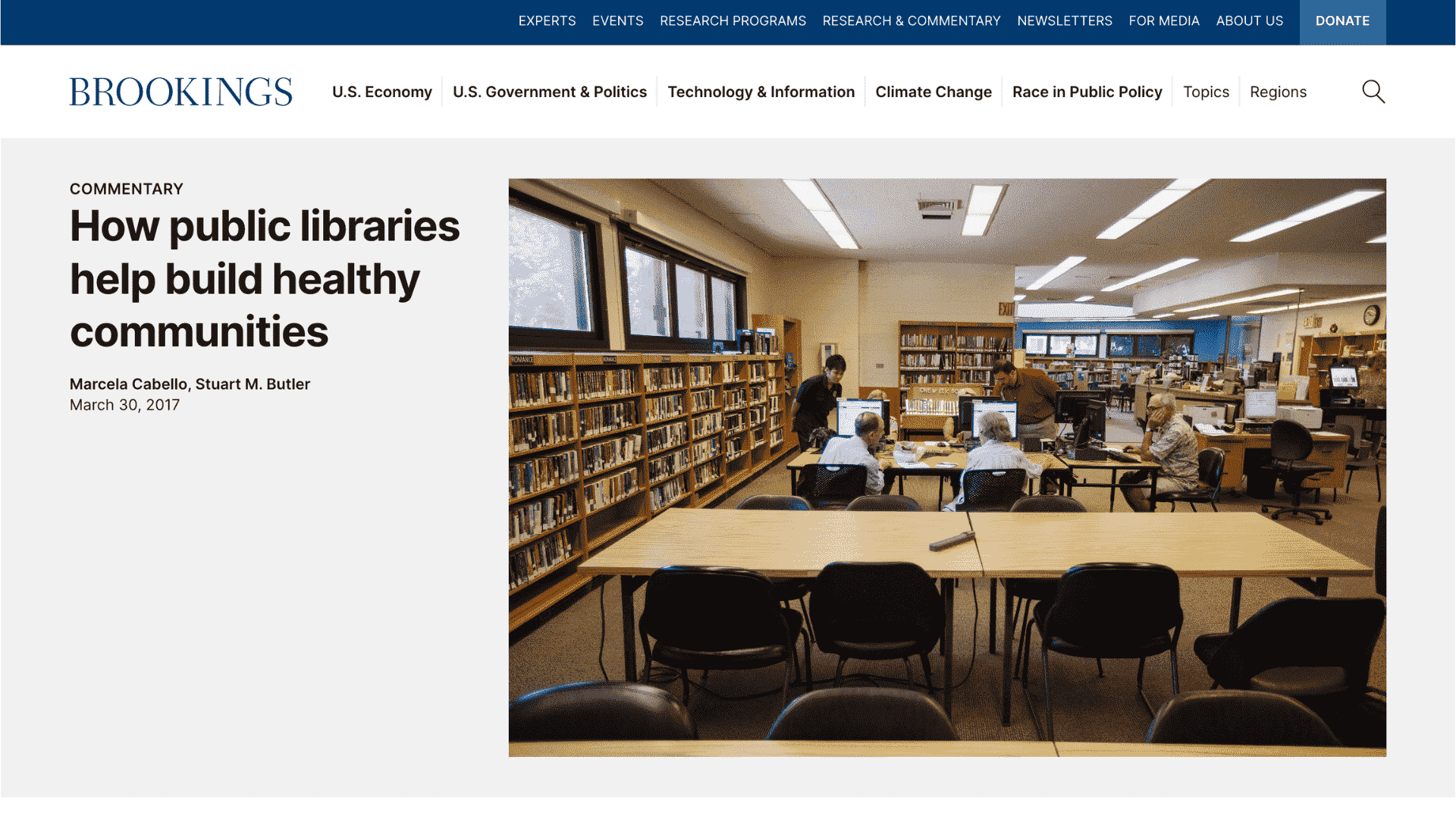 How Public Libraries Help Build Healthy Communities Community Commons