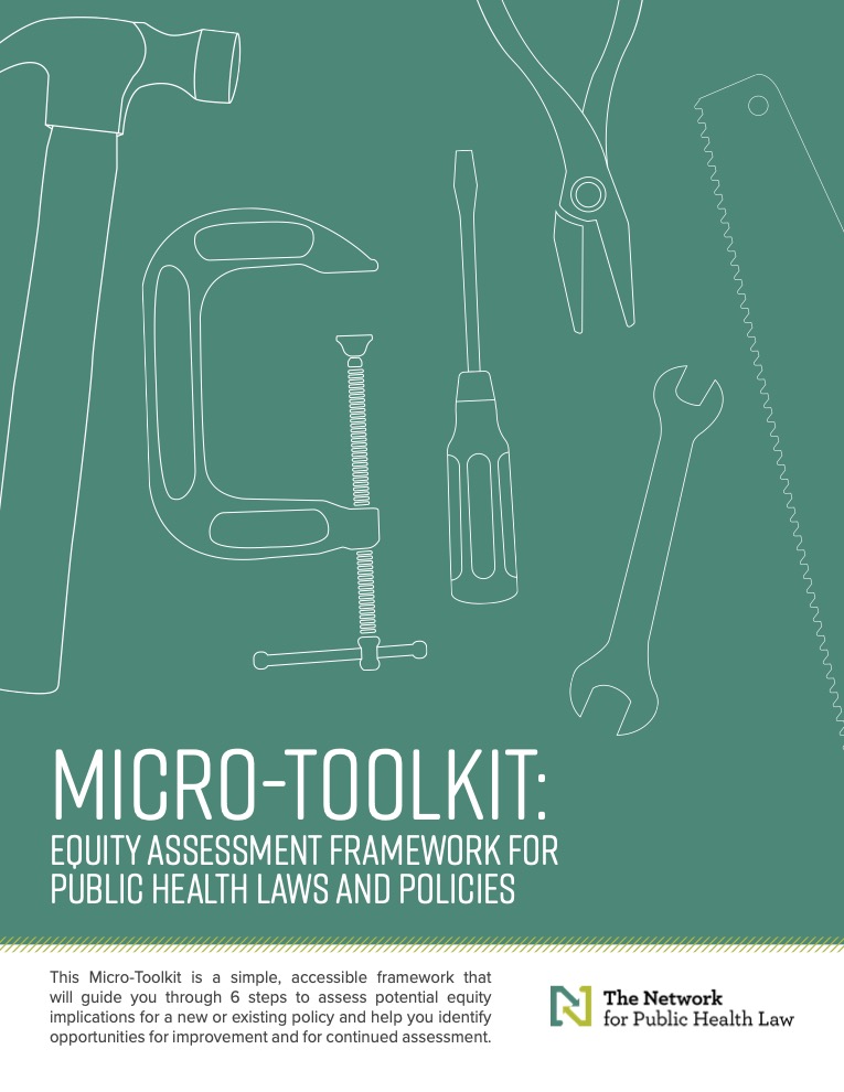 MicroToolkit Equity Assessment Framework for Public Health Laws and