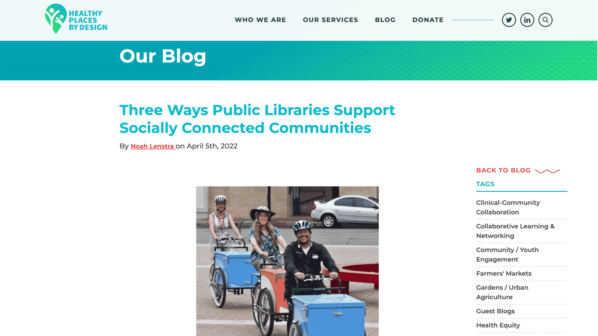 Three Ways Public Libraries Support Socially Connected Communities