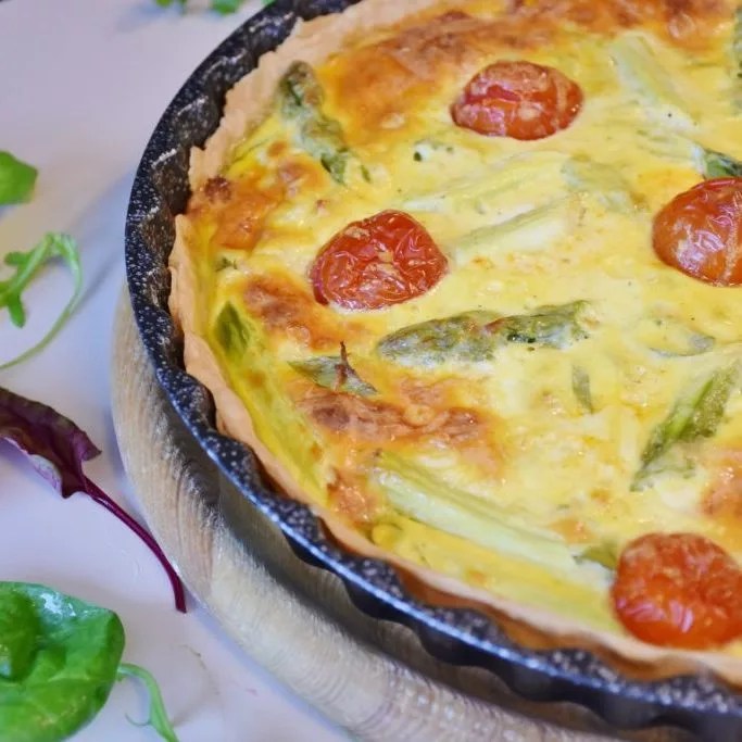 Asparagus and Bell Pepper Quiche Recipe The Community Food Coop
