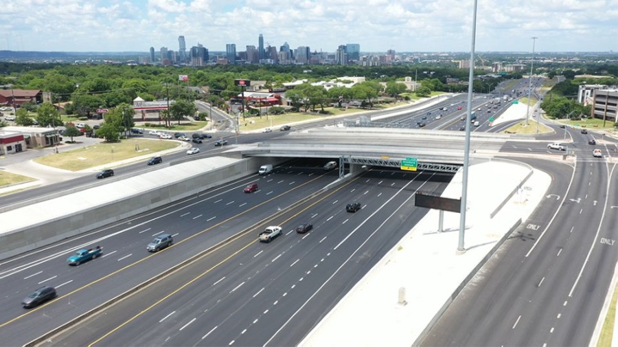 3year construction project at I35 and Oltorf Street completed