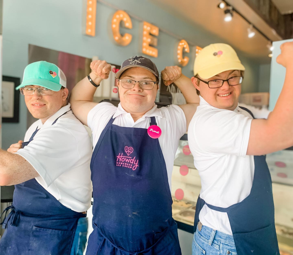Howdy Homemade Ice Cream, which supports adults with disabilities, now