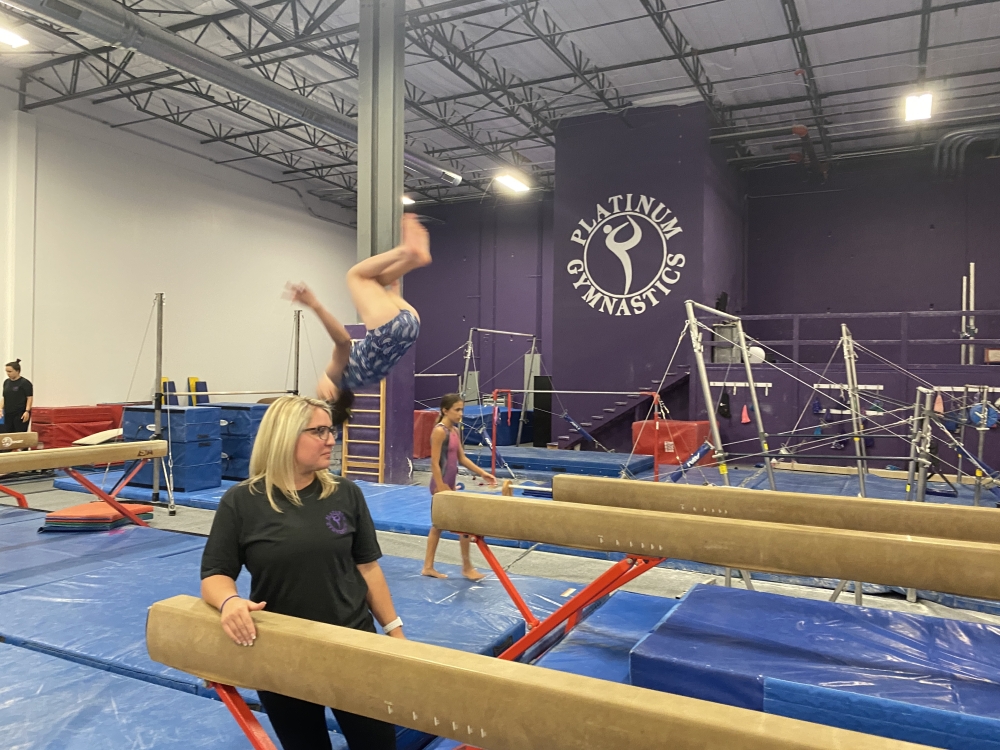 Platinum Gymnastics Academy helps young students develop their skills