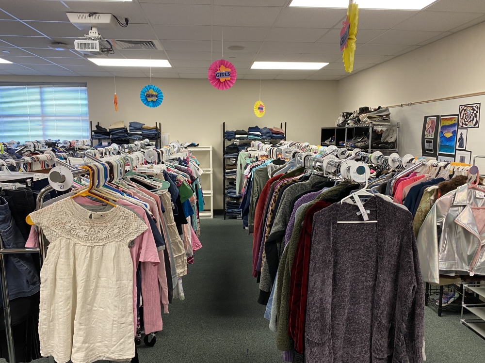 Second Leander ISD clothes closet opening at Four Points Middle School