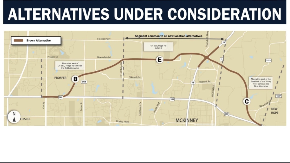 McKinney provides support, opposition for potential US 380 alignments