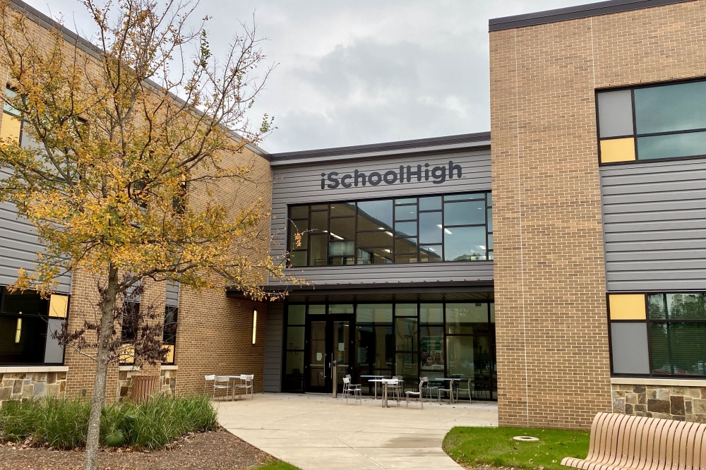 Campus construction finishing up on new iSchool High in Creekside
