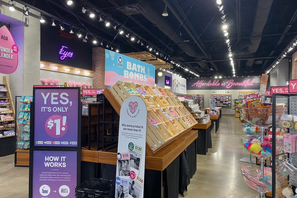 Dollar retail shop Miss A offers affordable beauty products at Lakeline