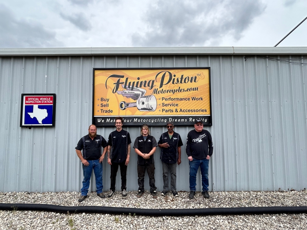 Flying Piston Motorcyles celebrates 10 years of service to Round Rock