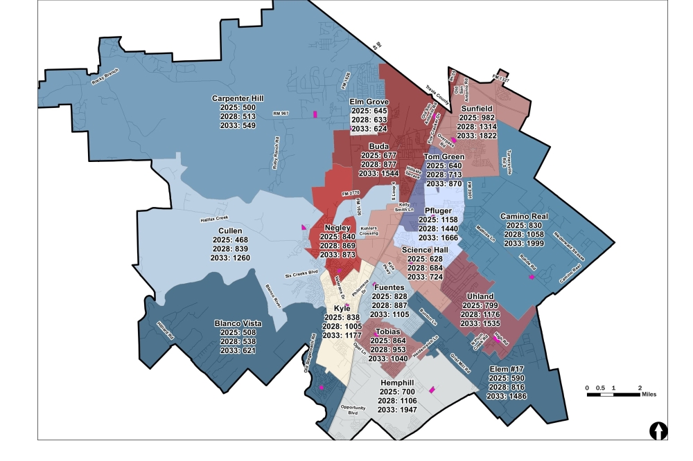 Hays CISD considers 5th attendance zone map for Ramage Elementary