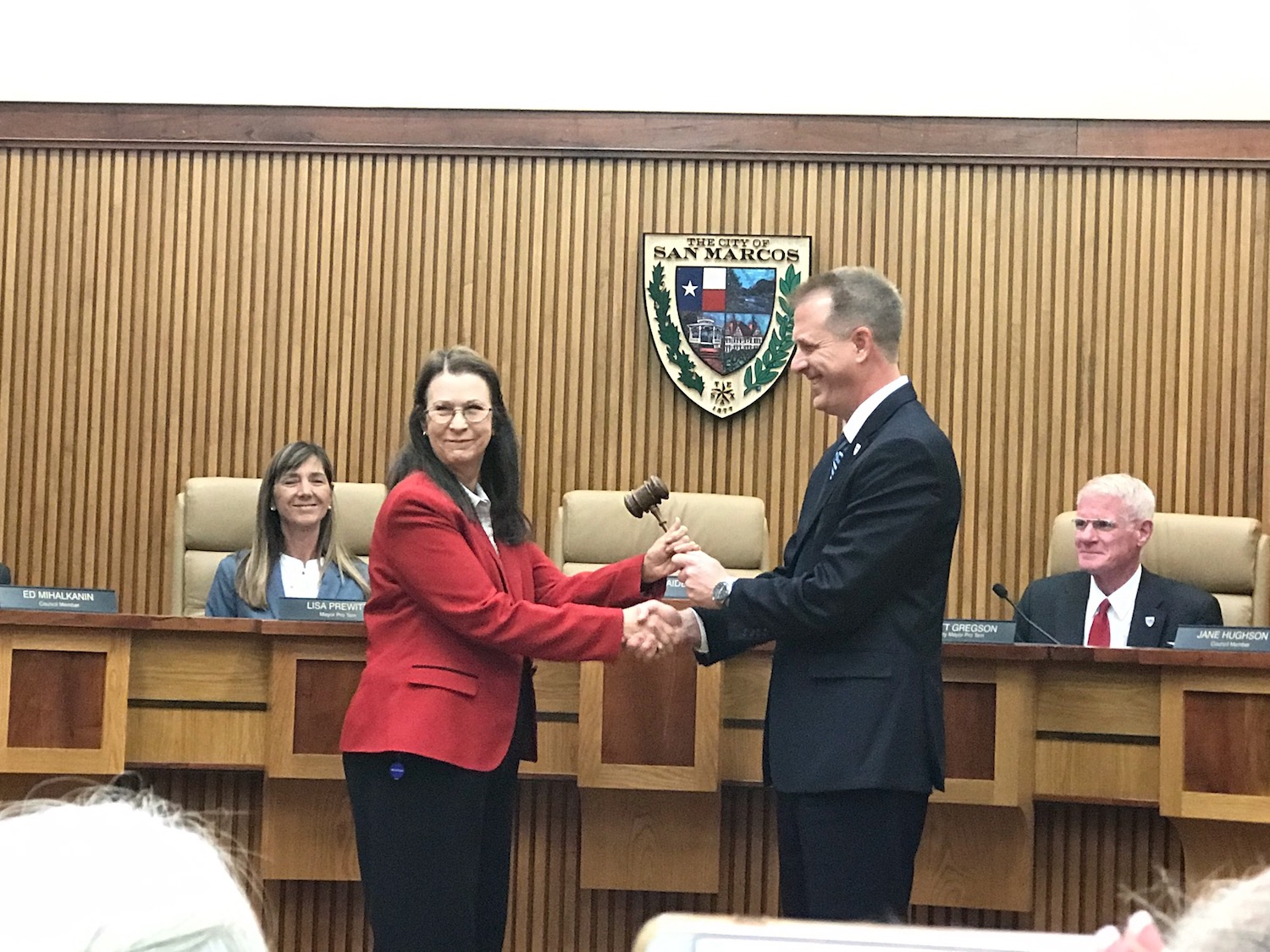Hughson sworn in as San Marcos mayor, Derrick to council Community Impact