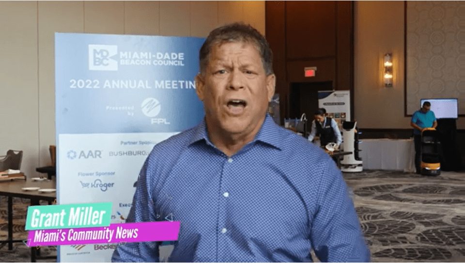 Grant Miller attends the Beacon Council’s Annual Meeting in Coral