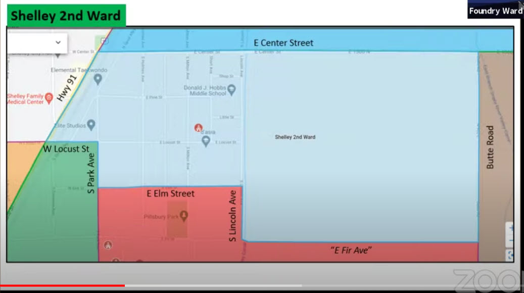 Shelley South Stake realigns boundaries Community Pioneer