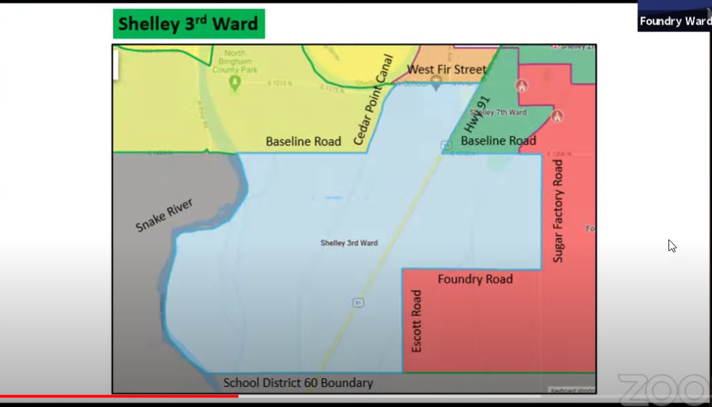 Shelley South Stake realigns boundaries Community Pioneer