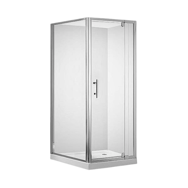 Pivot Glass Shower Screen Enclosure 900x750X2000mm Como Bathroomwares