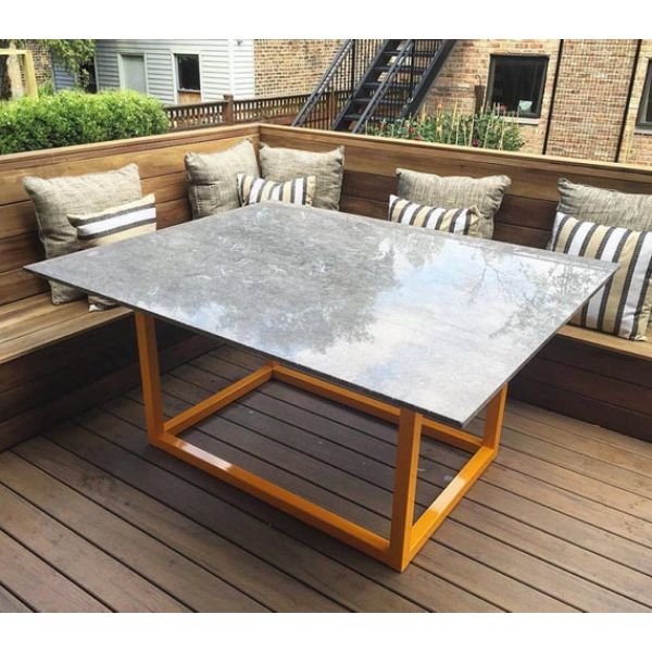 9 diseños en mesas para patios exteriores terrazas y jardin