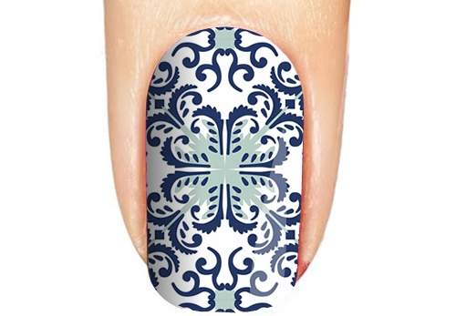 Unhas decoradas com azulejo português passo a passo Como Fazer as unhas