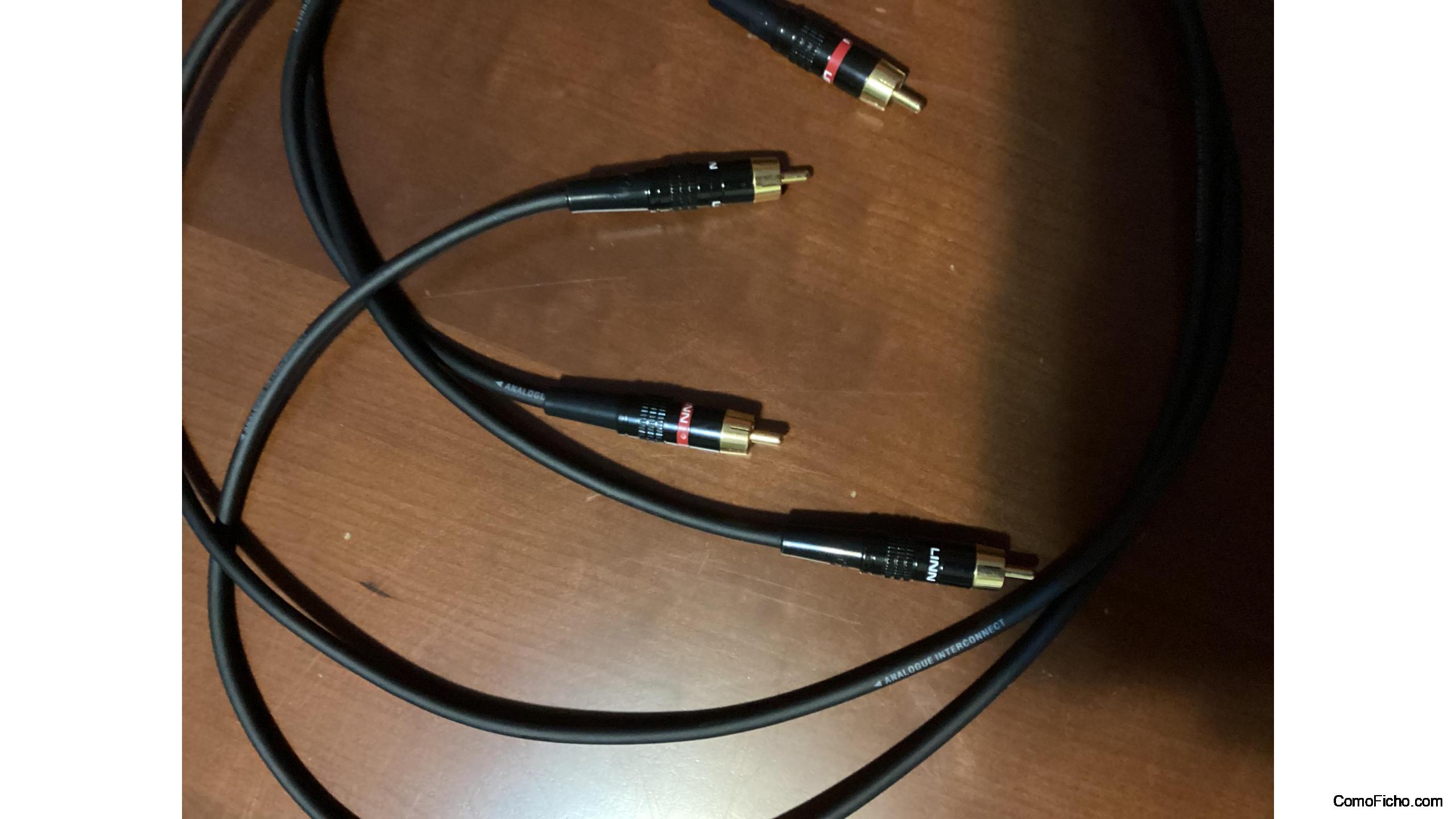 Linn cable analogue interconnect Cables, Filtros, Distribuidores