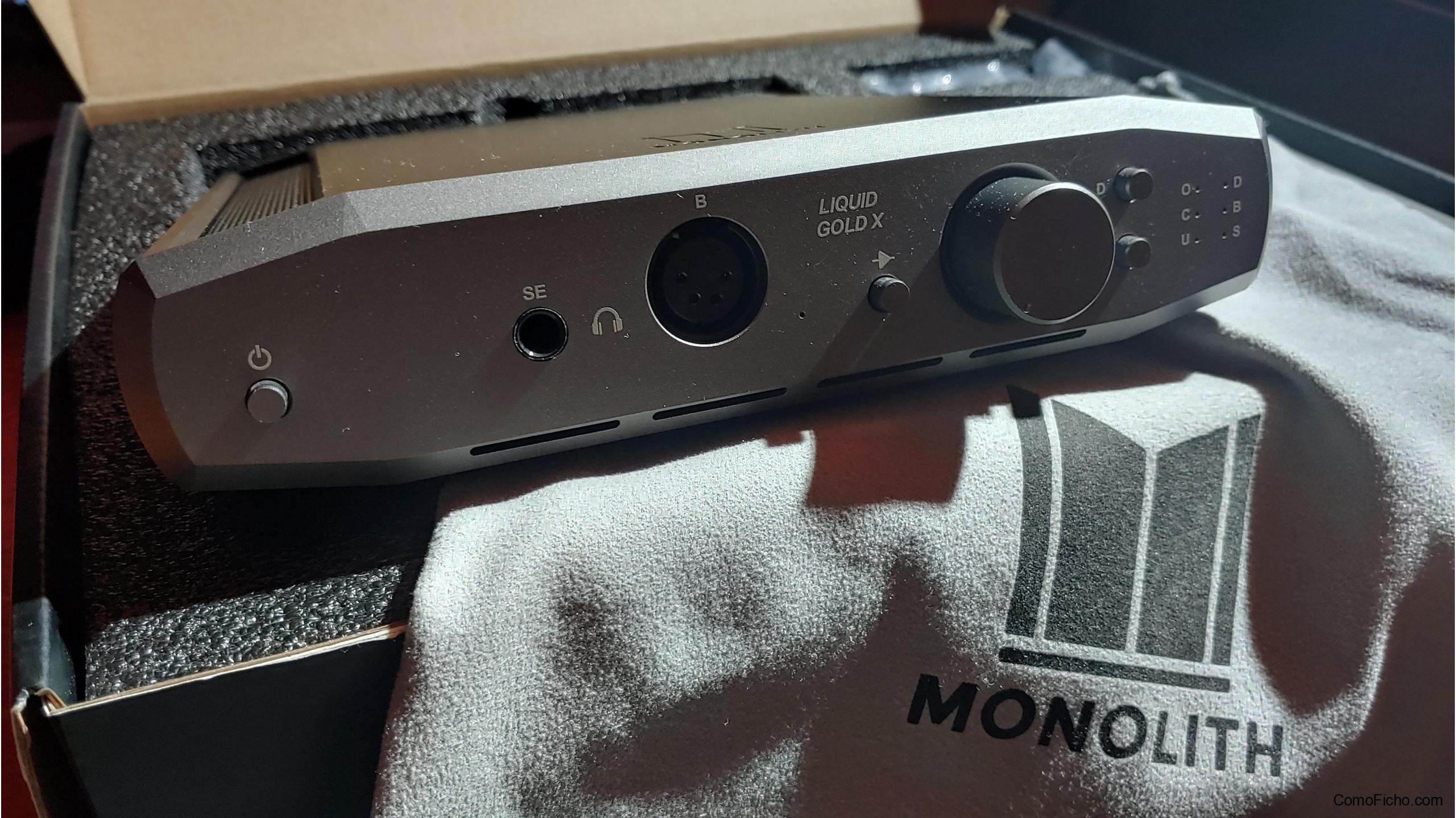 Monoprice Monolith Liquid Gold X Balanced Headphone Amplifier and DAC