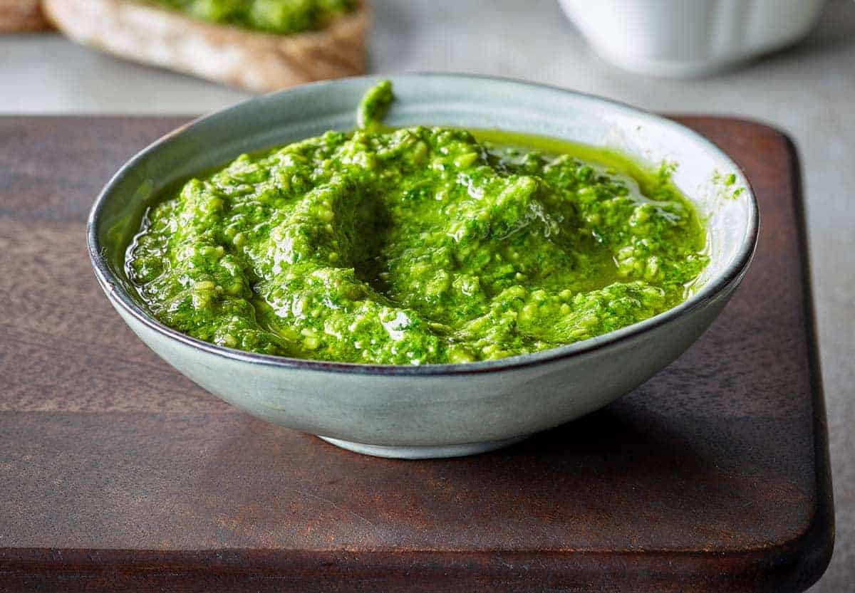 Salsa pesto Receta Italiana. Como Hacer en Casa
