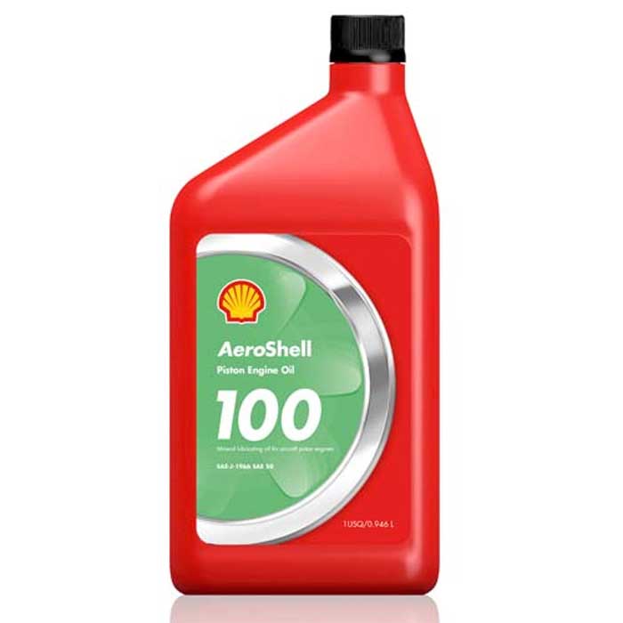 AEROSHELL Oil 100 - 12/1 Quart Case - Como Lube and SuppliesComo Lube