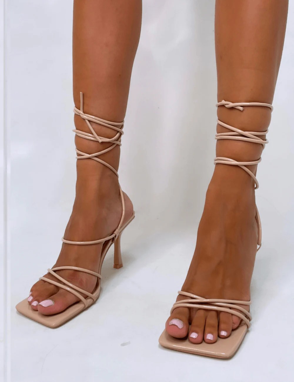 PUBLIC DESIRE - JOVIE NUDE PATENT PU – Como Store