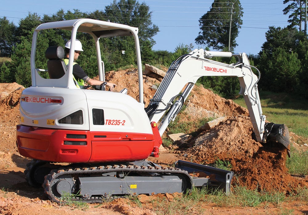 Takeuchi Excavators Summarized — 2018 Spec Guide Compact Equipment