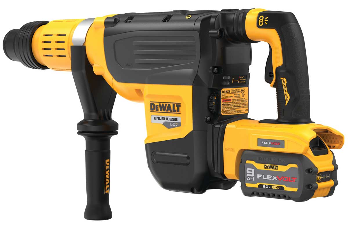 DEWALT Announces 15 Ah FLEXVOLT Battery and New 60V Rotary Hammers
