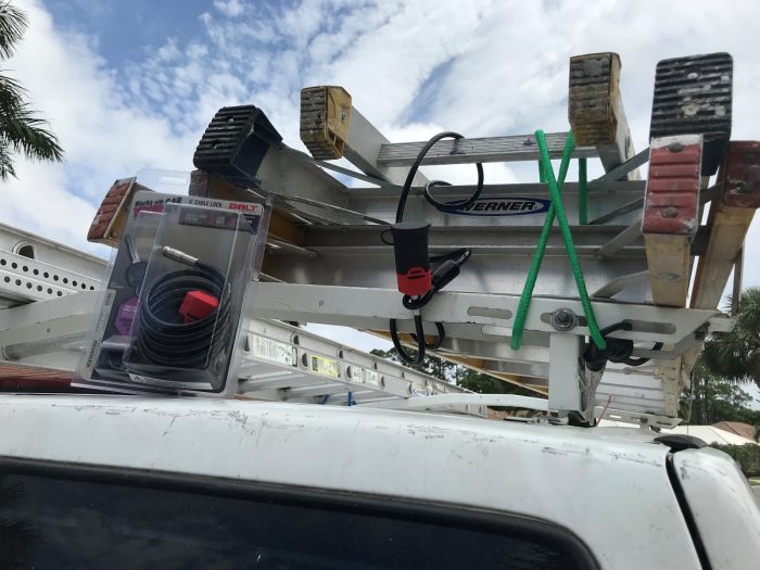 BOLT Locks Secure Rooftop Ladders Compact Equipment Magazine