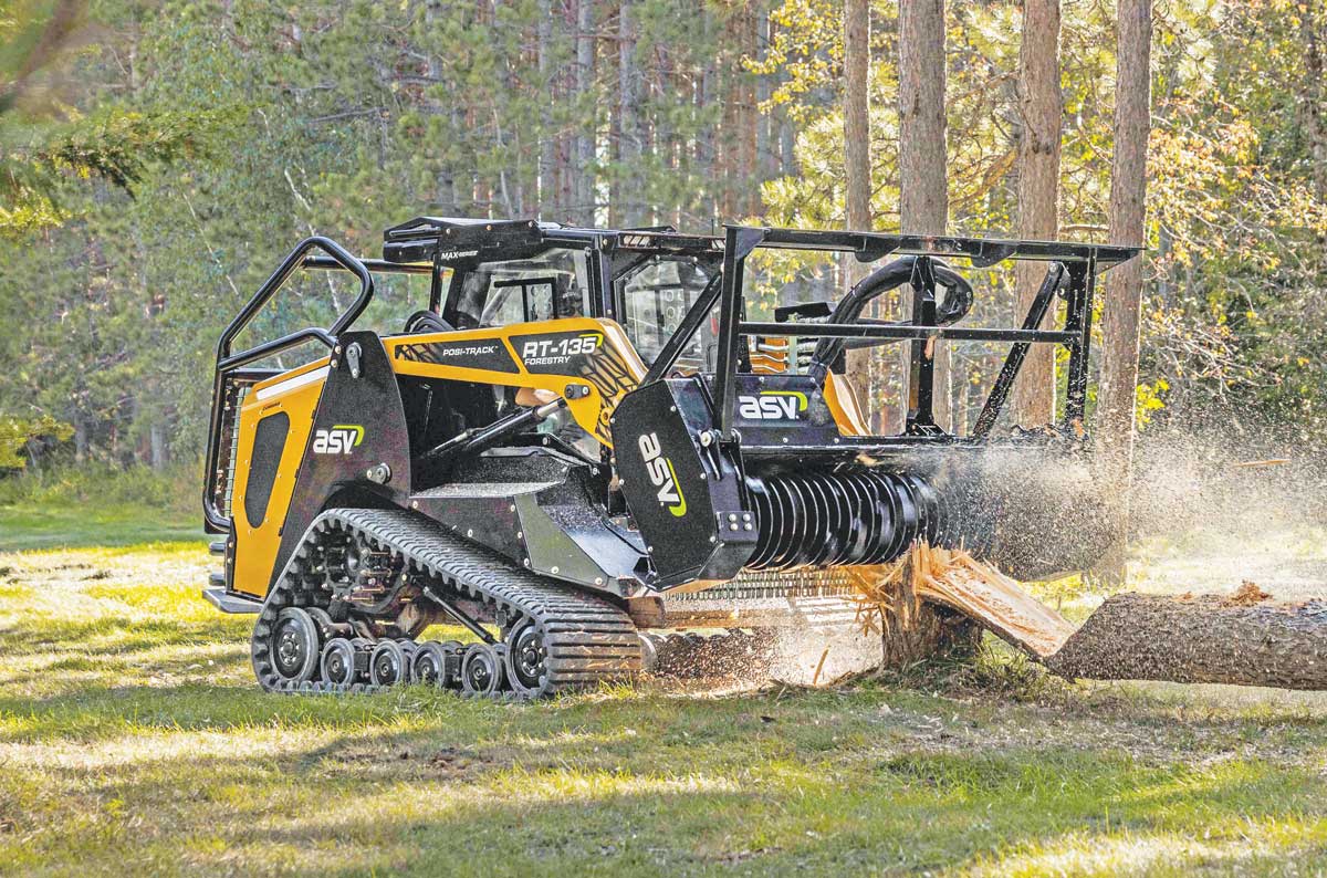 Innovative Iron Awards ASV’s RT135 and RT135F Forestry Track Loaders