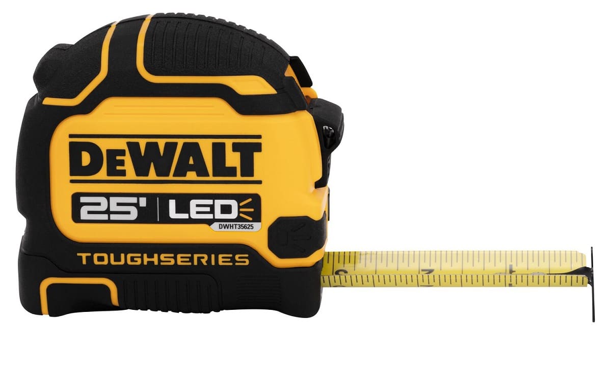 Dewalt Announces New TOUGHSERIES Lighted Tape Measures Compact