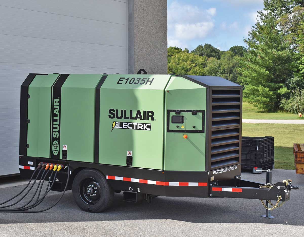 Sullair’s E1035H Electric Portable Air Compressor Wins CE Award