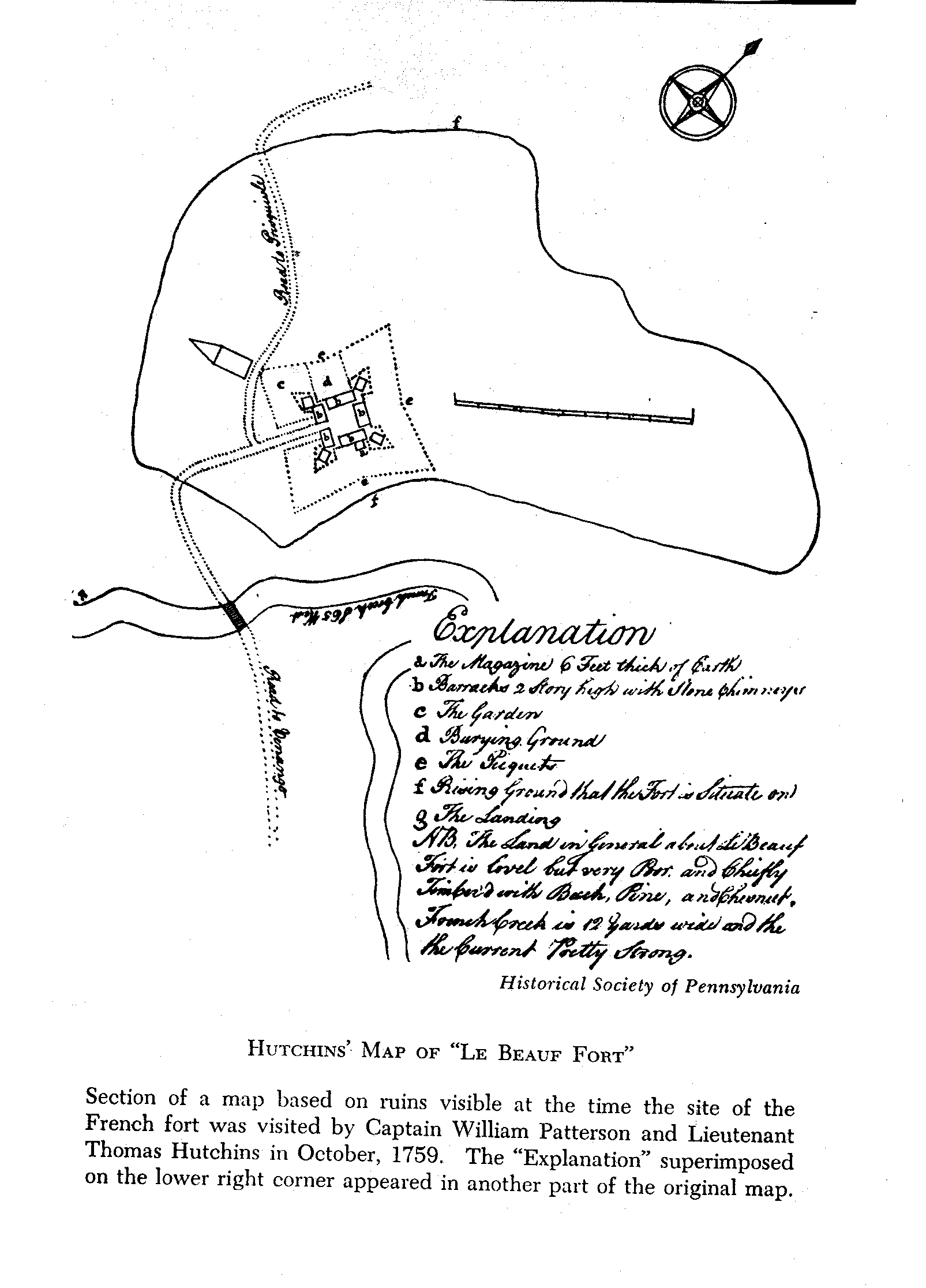 History of the Fort de Riviere au Boeuf Compagnie LeBoeuf